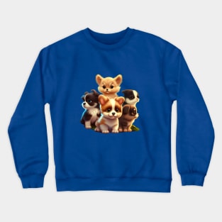 Lovely Puppies Crewneck Sweatshirt